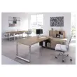 Bureau direction Florence cr&eacute;dence - pieds chrome 