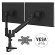 Bras porte-écran Top Mount Tallo compact - Double - Noir - Fellowes