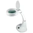 Lampe de bureau avec loupe UNILUX - Blanc 