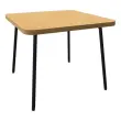 Table basse 55 x 55 pied noir 