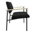 Fauteuil accueil noir 