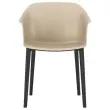 Fauteuil polypro intérieur/ extérieur beige