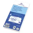 50 enveloppes blanches DL 110x220 80 g/m²fenêtre 45x100 bande siliconée