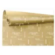 Papier cadeau imprim&eacute;   "Plaisir d'offrir"  69cm x  50m 