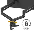 Bras porte-écran Top Mount Tallo - Double - Noir - Fellowes