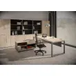 Bureau Milan - L180 - Crédence - Métal et chêne