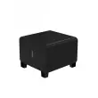 Pouf 1 place - Noir - Alba