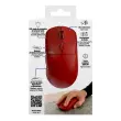 Souris sans fil - Bluetooth - Rouge - T'nB 