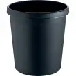 Corbeille à papier - 18 L - Sac 30 L - Noir - Helit