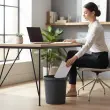 Corbeille à papier - 18 L - Sac 30 L - Noir - Helit