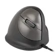 Souris ergonomique - Droitier - Filaire - Noir - R-Go