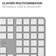 Clavier sans fil - Blanc - Mobility Lab
