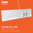 Clavier filaire - Blanc - Mobility Lab