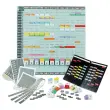 Kit de planning annuel à fiche T - 12 colonnes - 32 fentes - NOBO