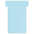 100 Fiches T pour planning - Taille 2 - Bleu clair - Nobo