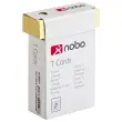 100 Fiches T pour planning - Taille 2 - Beige - Nobo 