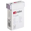 100 Fiches T pour planning - Taille 2 - Violet - Nobo 