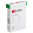 100 Fiches T pour planning - Taille 3 - Vert - Nobo
