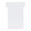 100 Fiches T pour planning - Taille 1,5 - Blanc - Nobo 