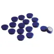 16 Aimants ronds - &Oslash; 9 mm - Bleu 