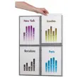 4 Porte-affiches Cadr'info - A4 - PAPERFLOW 