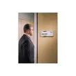 Plaque de porte personnalisable Infosign – A6 – Durable