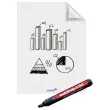 Rouleau 25 feuilles électrostatiques Magic Chart - Quadrillage - 60 x 80 cm - LEGAMASTER