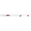 Lot de 10 bandes m&eacute;talliques adh&eacute;sives - 50 x 3 cm - WONDAY 
