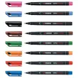 8 Marqueurs OHPen permanent fin 0,7 - Coloris assortis - STABILO 