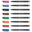 8 Marqueurs OHPen permanent fin 0,7 - Coloris assortis - STABILO 