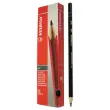 12 Crayons effaçables à sec All - Noir - STABILO