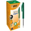 Stylo bille r&eacute;tractable M10 - &Eacute;criture moyenne - Vert - BIC 