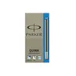 5 Cartouches d'encre PARKER Quinck pour Stylo plume - Bleu effaçable