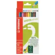 12 Crayons de couleur GREENcolors - Bois FSC® - Couleurs assorties - STABILO