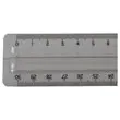 Règle de traçage double 30 cm