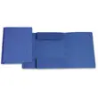 Chemise carte 3 rabats sans &eacute;lastique - bleu - EXACOMPTA 
