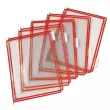 10 Poches à pivots TARIFOLD A4 - rouge