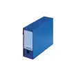 10 Boîtes à archives en polypropylène - Bleu - Dos 10 cm - EXTENDOS