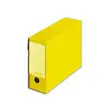 10 Boîtes à archives en polypropylène - Jaune - Dos 10 cm - EXTENDOS