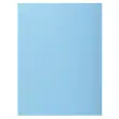 50 Chemises à rabat latéral 210 g - Bleu - EXACOMPTA
