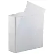 Classeur personnalisable 2 faces - Dos 8 cm - Blanc