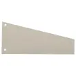 100 intercalaires carte format Trapèze - Economique - Beige