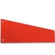 100 intercalaires carte format Trapèze - Economique - Rouge - SOCARPA