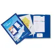 10 Chemises personnalisables 2 rabats - Kreacover EXACOMPTA - Bleu 