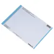 10 Planches d'&eacute;tiquettes n&deg;0 pour dossiers suspendus - ELBA - Bleu 