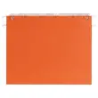 25 Dossiers suspendus pour tiroirs kraft recycl&eacute; - Fond 30 mm - Orange 