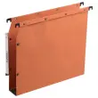 25 Dossiers suspendus pressions - Pour armoires - Fond 50 mm - Orange - ELBA