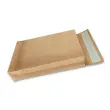 50 Pochettes &agrave; soufflet en kraft arm&eacute; 28x36.5cm grand format 