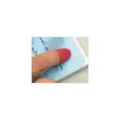 12 Doigtiers en caoutchouc rouges