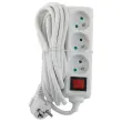 Multiprise 3 prises - Avec interrupteur - Câble de 4 m